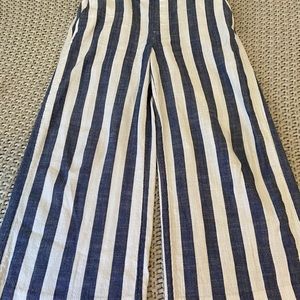 Banana Republic Cropped Linen Style Pants Size 8